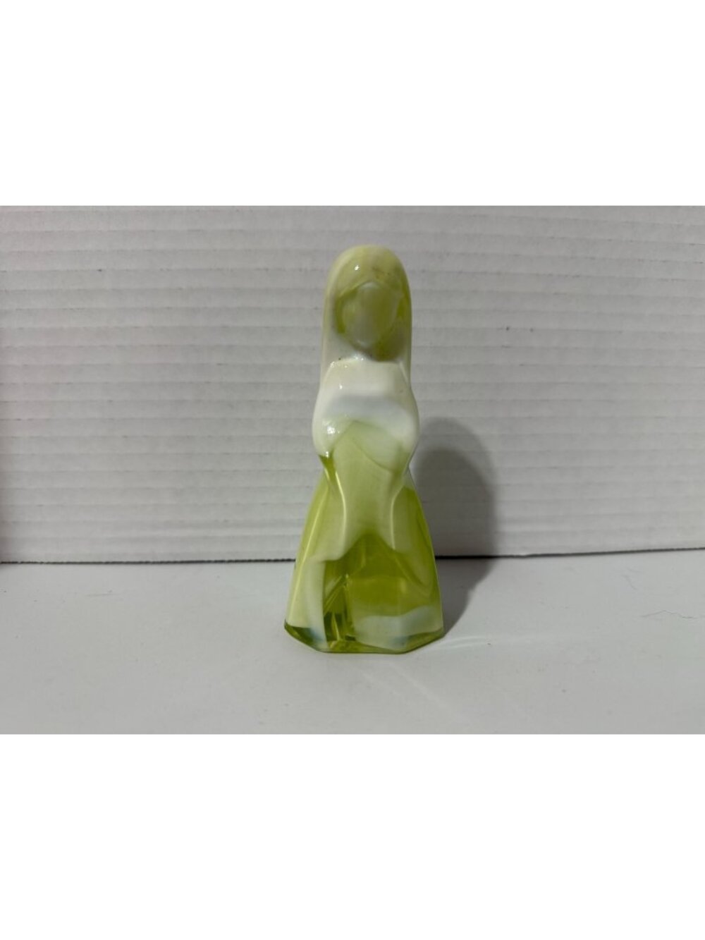 Mosser Glass Jenny Doll Vi Hunter Uranium Vaseline